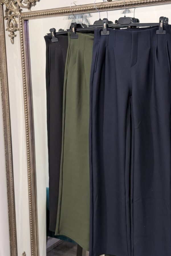 Joy Wide Leg Scuba Stretchy Trousers