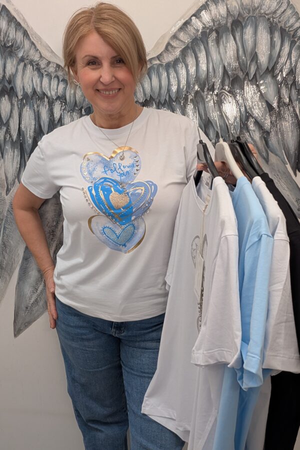 Cleo Triple Heart T-shirt