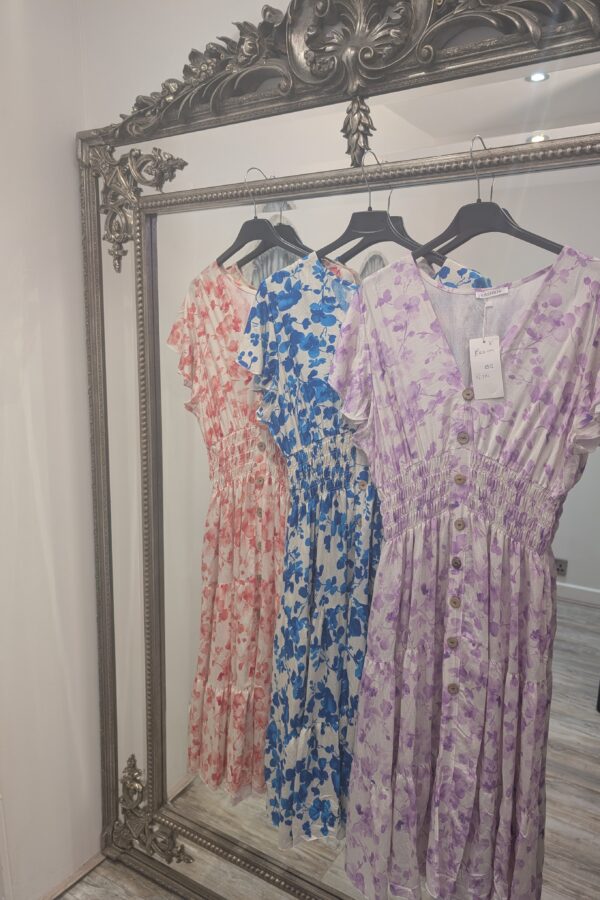 Petal Magic Midi Dress (One Size Fits 10 to 18)