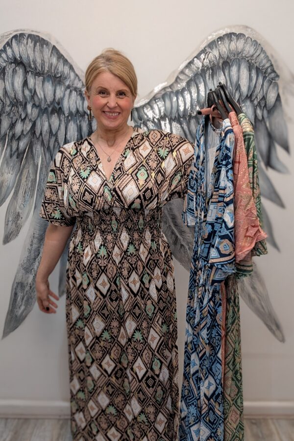 Maz Slinky Maxi Dress (One Size Fits 12 to 20)