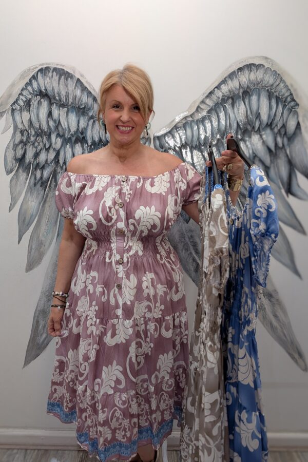 Lotus Magic Midi Dress (One Size Fits 10 to 18)