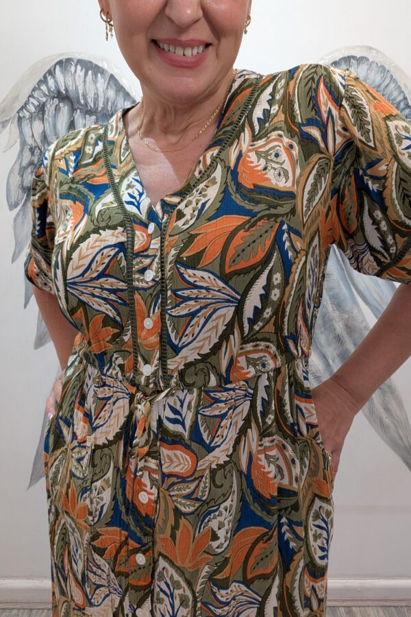 Selene Print Shirt Dress (Individually Sized)