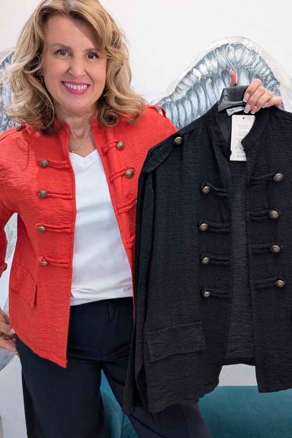 Maya Military Style Jacket (One Size fits 10-16)