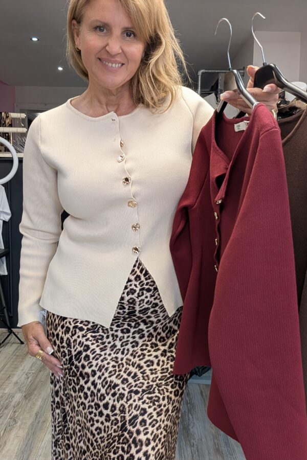 Carla Cardigan/ Jacket (Available in 2 Sizes Up to Size 14)