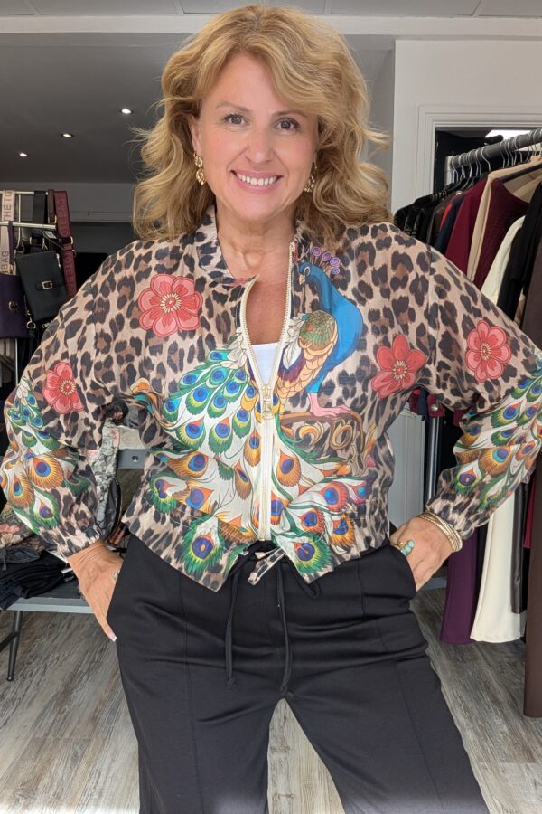Nina Lightweight Bomber Jacket (One Size Fits 8 to 14)