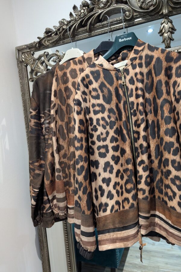 Lara Animal Print Bomber (One Size fits 16-20)