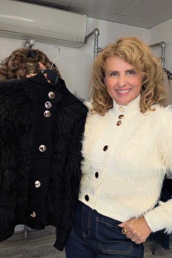Tia Shaggy Jumper/ Cardigan