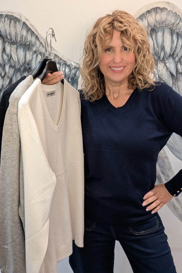 Emily V Neck Longer Length